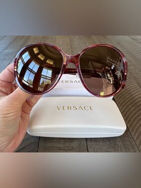 Versace Oversized Butterfly Sunglasses (NWT)